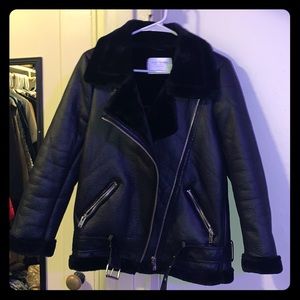 Zara Double Faced Biker Jacket